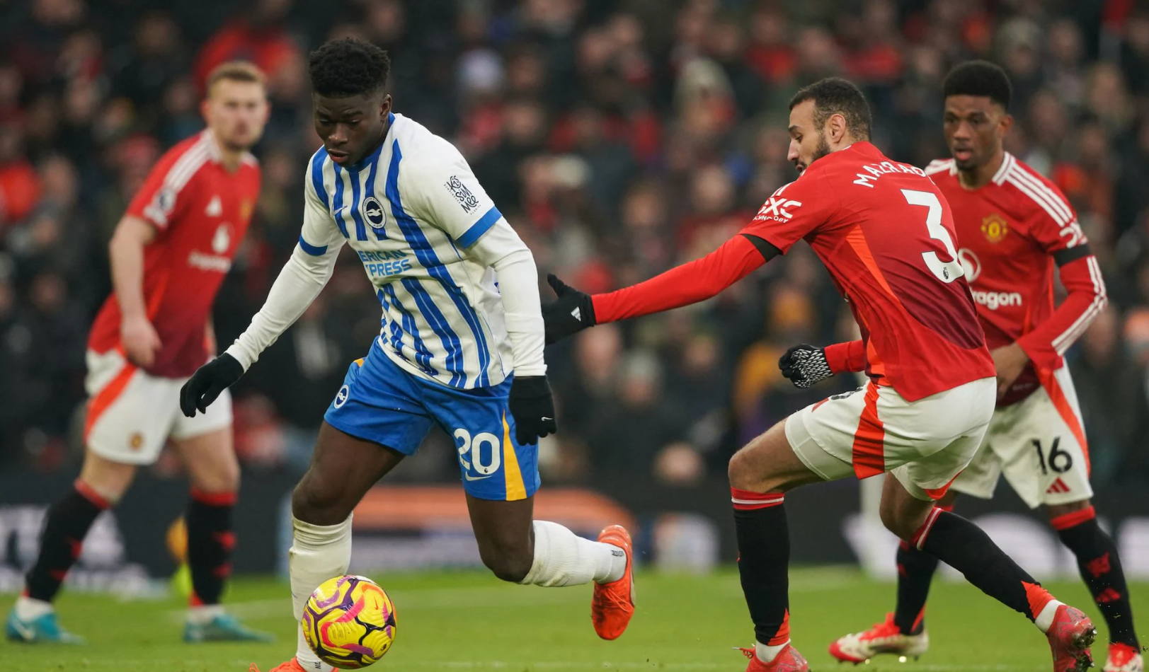 电讯报：曼联因布莱顿为巴莱巴标价逾亿英镑而却步